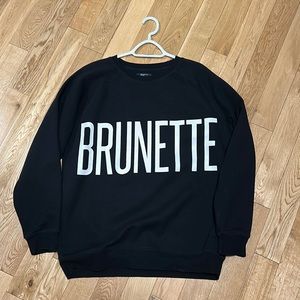 Brunette the Label Womens oversized sweater